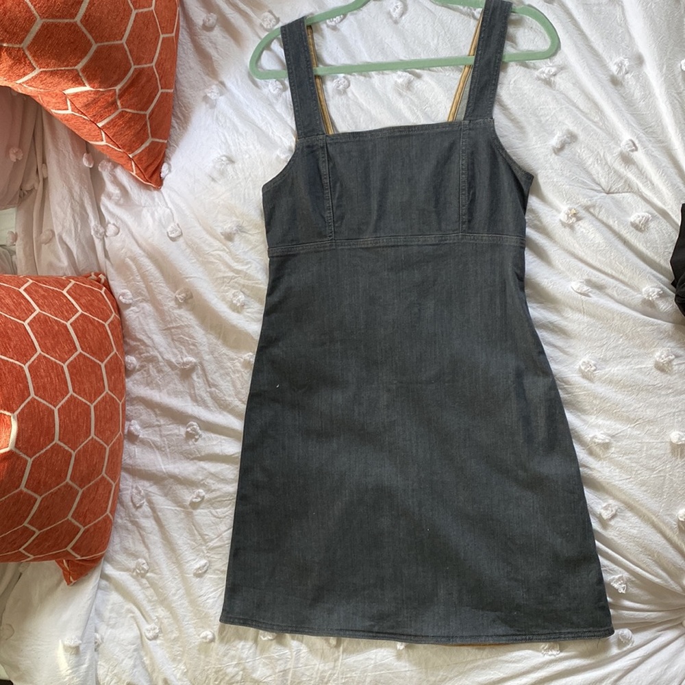 Rag & Bone Women's Gray Paula Denim Mini Dress